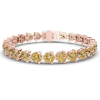 14kt Rose Gold Anahita Round Lab Diamond Tennis Bracelet (2 Ct. Tw.) front image