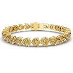 10kt Yellow Gold Anahita Round Lab Diamond Tennis Bracelet (2 Ct. Tw.) front image