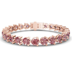 14kt Rose Gold Anahita Round Lab Diamond Tennis Bracelet (2 Ct. Tw.) front image