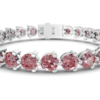 Platinum Anahita Round Lab Diamond Tennis Bracelet (2 Ct. Tw.) right