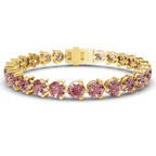 10kt Yellow Gold Anahita Round Lab Diamond Tennis Bracelet (2 Ct. Tw.) front image