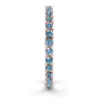 14ct Rose Gold Aelia Round Lab Diamond Tennis Bracelet (2 Ct. Tw.) left