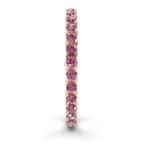 14ct Rose Gold Aelia Round Lab Diamond Tennis Bracelet (2 Ct. Tw.) left