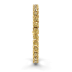 14ct Yellow Gold Aelia Round Lab Diamond Tennis Bracelet (2 Ct. Tw.) left
