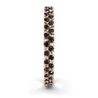 14ct Rose Gold Isidora Round Double Row Lab Diamond Tennis Bracelet (4 Ct. Tw.) left