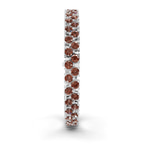9ct White Gold Isidora Round Double Row Lab Diamond Tennis Bracelet (4 Ct. Tw.) left