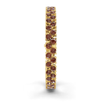 9ct Yellow Gold Isidora Round Double Row Lab Diamond Tennis Bracelet (4 Ct. Tw.) left