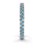 14ct White Gold Isidora Round Double Row Lab Diamond Tennis Bracelet (4 Ct. Tw.) left