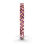 14ct Rose Gold Isidora Round Double Row Lab Diamond Tennis Bracelet (4 Ct. Tw.) left