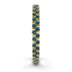 14ct Yellow Gold Isidora Round Double Row Lab Diamond Tennis Bracelet (4 Ct. Tw.) left