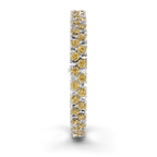 9ct White Gold Isidora Round Double Row Lab Diamond Tennis Bracelet (4 Ct. Tw.) left