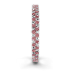 Platinum Isidora Round Double Row Lab Diamond Tennis Bracelet (4 Ct. Tw.) left