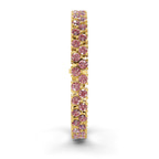 14ct Yellow Gold Isidora Round Double Row Lab Diamond Tennis Bracelet (4 Ct. Tw.) left