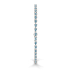 Platinum Serene Pear Lab Diamond Tennis Bracelet (3 Ct. Tw.) standing product image one