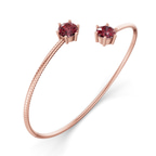 14kt Rose Gold Elora Flexi Lab Diamond Bangle Bracelet (1 Ct. Tw.) right