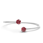 14kt White Gold Elora Flexi Lab Diamond Bangle Bracelet (1 Ct. Tw.) front image
