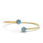 14kt Yellow Gold Elora Flexi Lab Diamond Bangle Bracelet (1 Ct. Tw.) front image