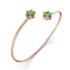 14kt Rose Gold Elora Flexi Lab Diamond Bangle Bracelet (1 Ct. Tw.) right