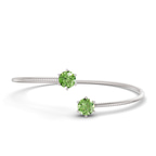 14kt White Gold Elora Flexi Lab Diamond Bangle Bracelet (1 Ct. Tw.) front image