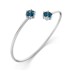 14kt White Gold Elora Flexi Lab Diamond Bangle Bracelet (1 Ct. Tw.) right