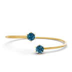 14kt Yellow Gold Elora Flexi Lab Diamond Bangle Bracelet (1 Ct. Tw.) front image