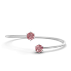 14kt White Gold Elora Flexi Lab Diamond Bangle Bracelet (1 Ct. Tw.) front image