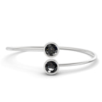 14kt White Gold Cleo Flexi Lab Diamond Bangle Bracelet (1 Ct. Tw.) front image