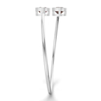 14kt White Gold Cleo Flexi Lab Diamond Bangle Bracelet (1 Ct. Tw.) left