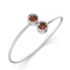 14kt White Gold Cleo Flexi Lab Diamond Bangle Bracelet (1 Ct. Tw.) right