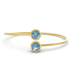 14kt Yellow Gold Cleo Flexi Lab Diamond Bangle Bracelet (1 Ct. Tw.) front image