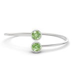 14kt White Gold Cleo Flexi Lab Diamond Bangle Bracelet (1 Ct. Tw.) front image