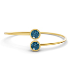 14kt Yellow Gold Cleo Flexi Lab Diamond Bangle Bracelet (1 Ct. Tw.) front image