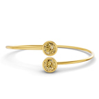 14kt Yellow Gold Cleo Flexi Lab Diamond Bangle Bracelet (1 Ct. Tw.) front image