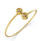 14kt Yellow Gold Cleo Flexi Lab Diamond Bangle Bracelet (1 Ct. Tw.) right