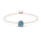 14ct Rose Gold Paula Round Fashion Bracelet (1 Ct. Tw.) front image