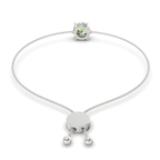 14ct White Gold Paula Round Fashion Bracelet (3/4 Ct. Tw.) standing product image one