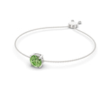 14ct White Gold Paula Round Fashion Bracelet (3/4 Ct. Tw.) side right image one