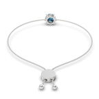 14ct White Gold Paula Round Fashion Bracelet (3/4 Ct. Tw.) standing product image one