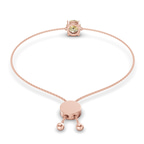 14ct Rose Gold Paula Round Fashion Bracelet (1 Ct. Tw.) standing product image one
