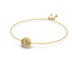 14ct Yellow Gold Paula Round Fashion Bracelet (1 Ct. Tw.) side right image one
