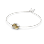 14ct White Gold Alison Oval Fashion Bracelet (3/4 Ct. Tw.) right