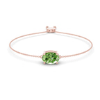 14ct Rose Gold Alison Oval Fashion Bracelet (3/4 Ct. Tw.) front image