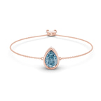 14ct Rose Gold Michelle Pear Fashion Bracelet (3/4 Ct. Tw.) front image