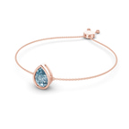 14ct Rose Gold Michelle Pear Fashion Bracelet (3/4 Ct. Tw.) right