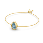 14ct Yellow Gold Michelle Pear Fashion Bracelet (3/4 Ct. Tw.) right