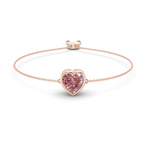 14kt Rose Gold Kyra Heart Fashion Bracelet (3 Ct. Tw.) front image