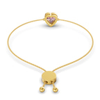 14kt Yellow Gold Kyra Heart Fashion Bracelet (3/4 Ct. Tw.) left