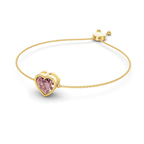 14kt Yellow Gold Kyra Heart Fashion Bracelet (3/4 Ct. Tw.) right