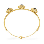 14kt Yellow Gold Spiral Eleve Round Lab Diamond openable bracelet (1 Ct. Tw.) left