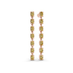 10kt Rose Gold Digitalis Fashion Lab Diamond Dangle Earrings (4 Ct. Tw.) left